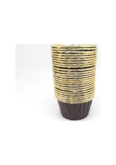 Muffin Kek Kapsülü Siyah Içi Gold 25 Li