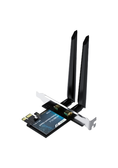 Veggieg Ax1800 Wi-fi 6 Alıcı Ve Bluetooth 5.2 Adaptör 5db Dual Anten Pcıe Wifi Ağ Kartı