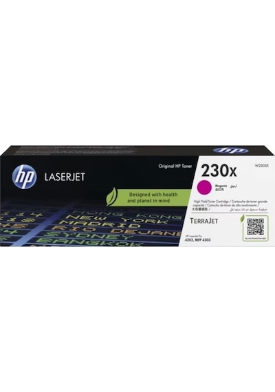 Hp 230x Magenta Kırmızı 5.500 Sayfa Toner W2303x