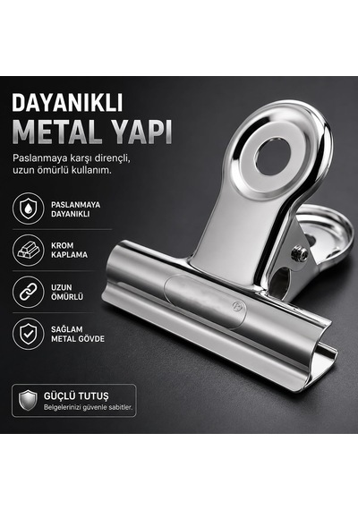 Metal Kıskaç Klips 64mm 12 Adet Paslanmaz Çelik Büyük Kağıt Klipsi, Evrak Fotoğraf Not Tutucu Çok Amaçlı Ofis Kırtasiye Klipsi Yaylı Kıskaç Cz-11 Diğer Metal Kıskaç Klips 64mm 12 Adet Paslanmaz Çelik Büyük Kağıt Klipsi, Evrak Fotoğraf Not Tutucu Çok Amaçlı Ofis Kırtasiye Klipsi Yaylı Kıskaç Cz-11 Diğer