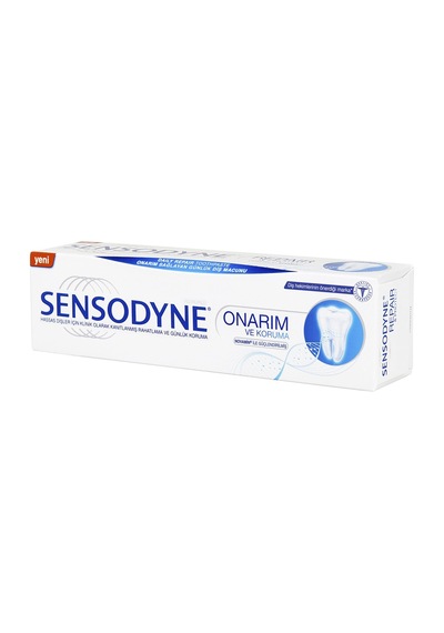 Sensodyne Onarıcı Diş Macunu 75ml - Hassasiyet Giderici Novamin Teknolojisi 3'li Ekonomik Paket Tarı