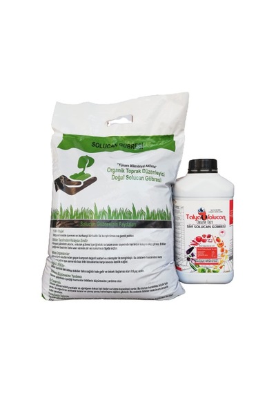 Hazır Set Sebze Meyve Çiçekler Için 5 KG Toz + 5 L Sıvı Solucan