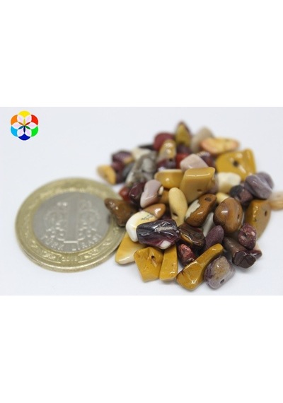 Delikli Jasper Taşı Mini Boy 50 Adet (482373039)