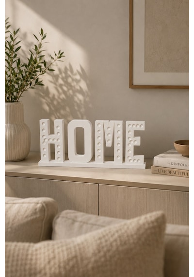 Home Dekoratif Masa Üstü Yazı Süsü Modern Ev Dekoru, Salon, Antre, Yatak Odası Ve Ofis İçin Şık De