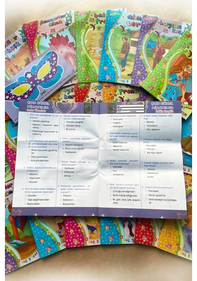 2. Ve 3. Sınıflara Göre Setli Çok Güzel Hikayeler 20 Kitap - Hediyeli - Değerlendirme Sorulu