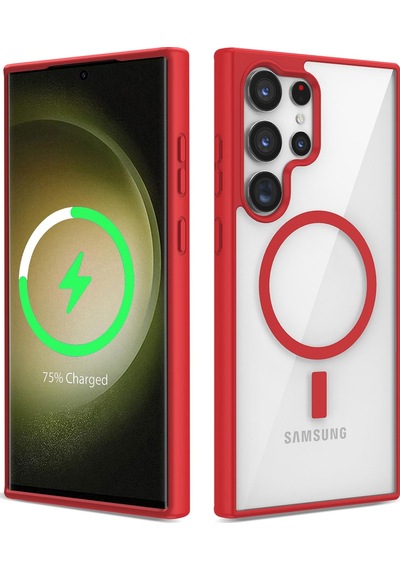 Galaxy S22 Ultra Kılıf Magsafe Wireless Şarj Özellikli Silikon Zore Ege Kılıf