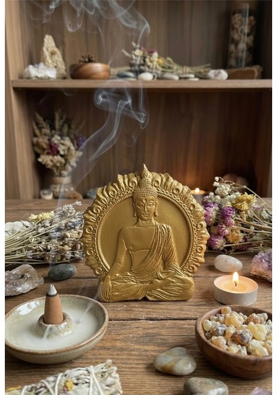 Feng Shui Buda Objesi - Şans Ve Huzur Sembolü Dekoratif Taş