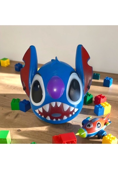 Mavi Stitch Maskesi Cadılar Bayramı Maskesi Stitch Kostüm Maskesi Stiç Maskesi Stitch Oyuncak Maske