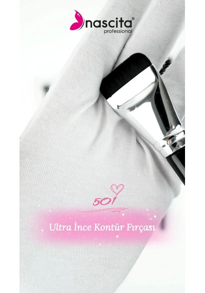 Nascita Premium Yüz Ve Göz Makyaj Fırça Seti 5'li Nasbrushset180