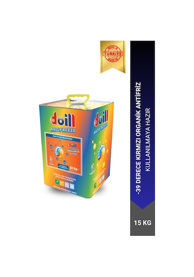 Doill -39 / -40 Derece Hazır Karışım 15 Kilogram Kırmızı Organik Antifriz - G12