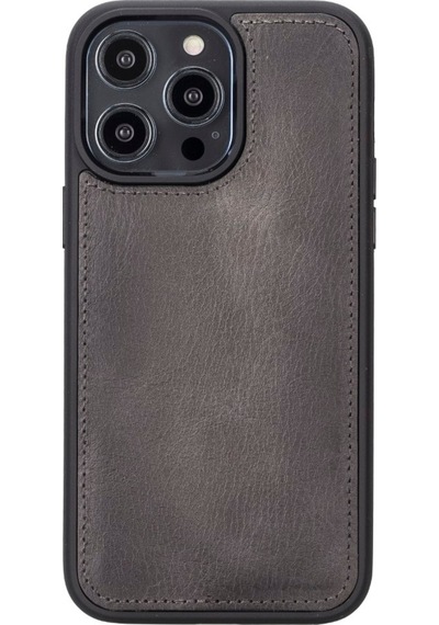 Apple Uyumlu iPhone 14 Pro Max Deri Cüzdanli Kilif Mwwn Vs4Ef Gri 558439911