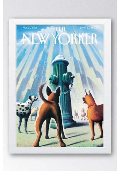 The New Yorker Çerçeveli Tablo June 27 2005