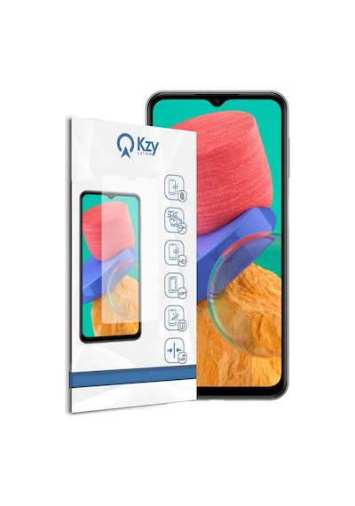 Samsung Galaxy M33 ile Uyumlu Kırılmaz Temperli Cam Ekran Koruyucu