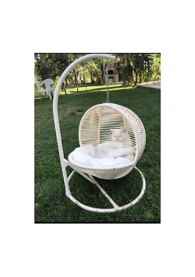 Kedi Salıncağı & Yatağı Beyaz