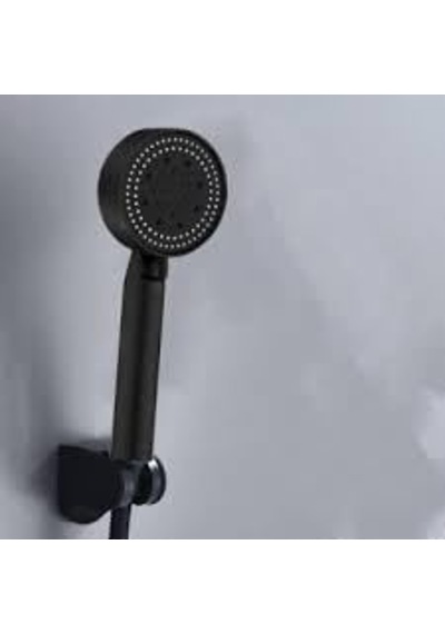 Fonksiyonlu Yüksek Basınçlı Duş Hortum, Siyah Duş Seti, 150 Cm Beyaz