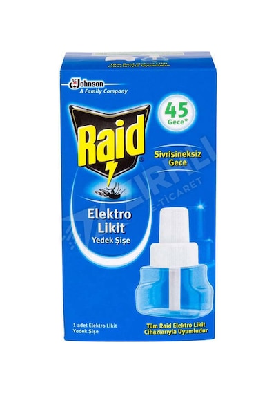 Raid Elektro Likit 45 Gece Yedek