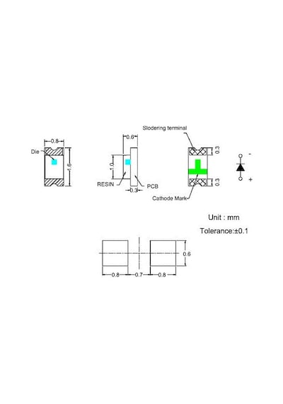 Pembe Led Smd 0603 Diyot Chıp 70-90Mcd