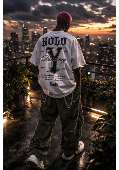 Yolo Street Oversize Bisiklet Yaka Beyaz Tişört Sırt Baskılı Yolo Tasarım %100 Pamuk Unisex Streetwear Beyaz Yolo Street Oversize Bisiklet Yaka Beyaz Tişört Sırt Baskılı Yolo Tasarım %100 Pamuk Unisex Streetwear Beyaz
