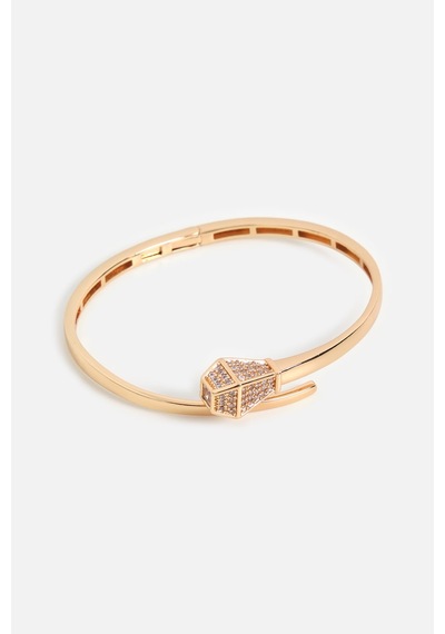 Çifte Yılan Bileklik Gold