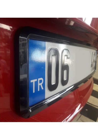 Piyano Black Plaka Kabı 2Adet Yeni Nesil Plakalık Kabı 298798043