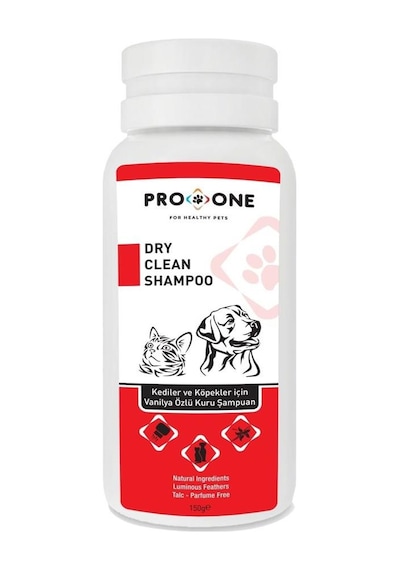 Pro One Vanilya Özlü Kuru Kedi ve Köpek Kuru Şampuanı 150 Gr