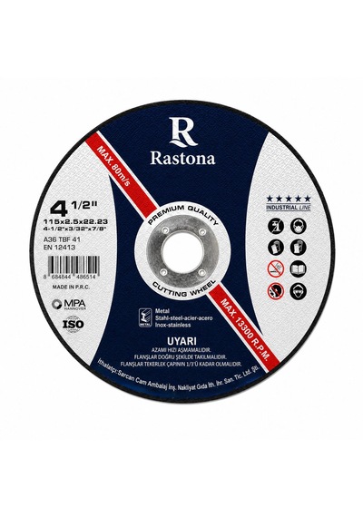 Rastona Metal Kesici Taş 115x2.5x22.23mm 25 Adet