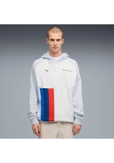 Puma Bmw M Motorsport Pumatech-x Erkek Kapüşonlu Sweatshırt 634807 07 Gri