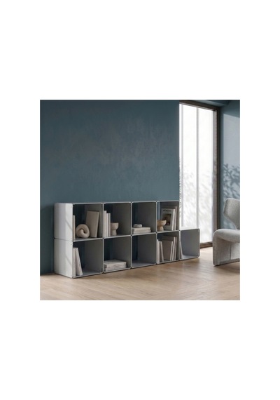 Node 9 Lu Modüler Metal Kitaplık 9 Bölmeli Küp Tasarım Dekoratif Raf Sistemi Gümüş - 940105938 Gümüş Node 9 Lu Modüler Metal Kitaplık 9 Bölmeli Küp Tasarım Dekoratif Raf Sistemi Gümüş - 940105938 Gümüş