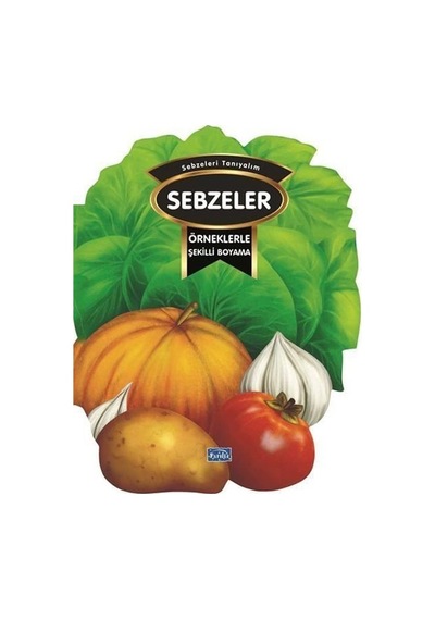 Örneklerle Şekilli Boyama Sebzeler