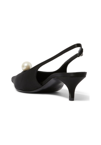 Magda Butrym Slingback Inci Topuklu Ayakkabı - Şıklık Ve Rahatlık Siyah