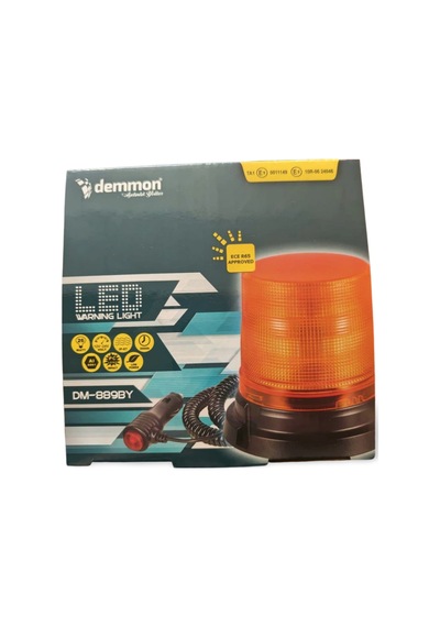 Dm-889by Mıknatıslı Çakar Lamba 12v 24v Çakmaklı Led Tepe İkaz Lambası
