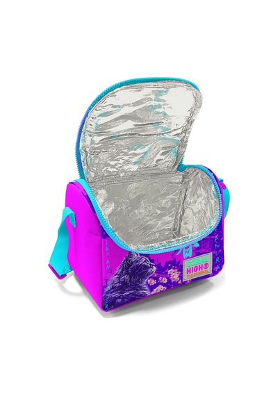 Coral High Kids Mor Pembe Anime Kedi Desenli Thermo Beslenme Çantası 11753