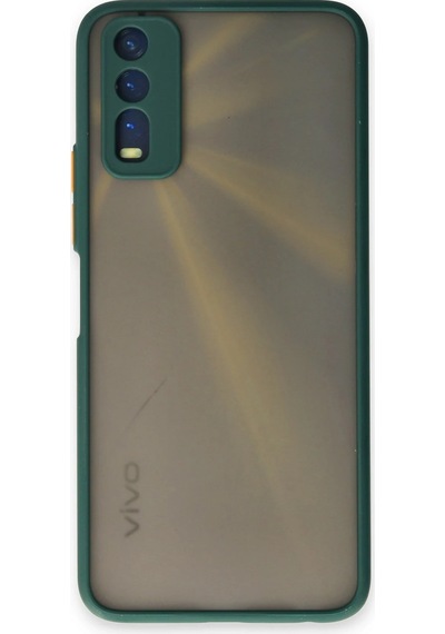 Cosmotex Newface Vivo Y11s Kılıf Montreal Silikon Kapak - Yeşil