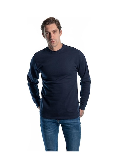 Şensel, Sweatshirt, Lacivert,Sıfır Yaka -107E4645-Kışlık-Pamuklu