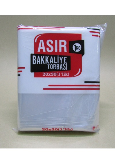 Bakkaliye Buzdolabı Poşeti 5 KG 31 X 58