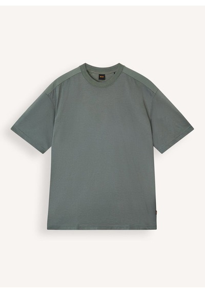 Boss Gri Erkek Pamuklu T-shirt Te Functional Açık Mavi