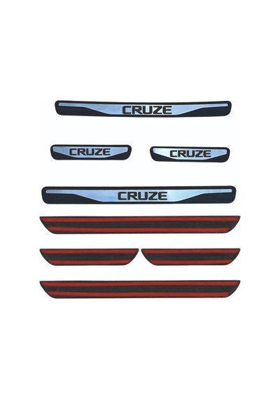 Cruze Kapı Eşiği 2009-2017 New Krom Kapı Eşiği 4 Parça Paslanmaz Çelik