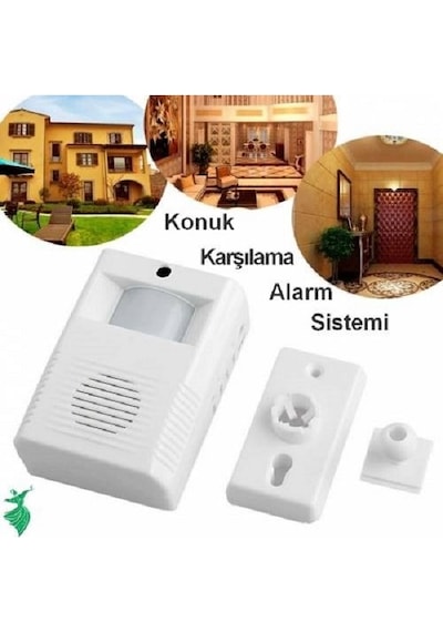 Sensörlü Kablosuz Kapı Zili Mağaza Ev Kapı Alarmı Ding Dong