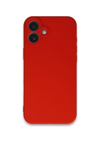 Apple Uyumlu iPhone 16 Kılıf First Silikon Kırmızı/