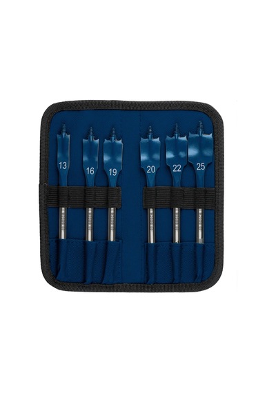 Tr Scs Yaprak Ahşap Matkap Ucu Hex 13, 16, 19, 20, 22, 25 Mm 6'li