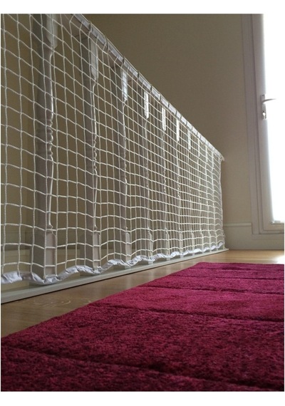 ÖZBEK Merdiven ve Korkuluk Güvenlik Filesi / Ağı 85cm x 5.50mt - Beyaz