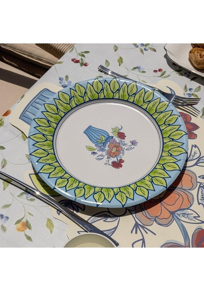 Vase Kağıt Tabak 26 Cm 12'li Paket Çok Renkli