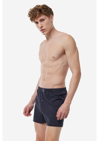 Malabadi Erkek Füme 3'lü Premium Collection Geniş Kalıp Modal Büyük Beden Boxer 3m254