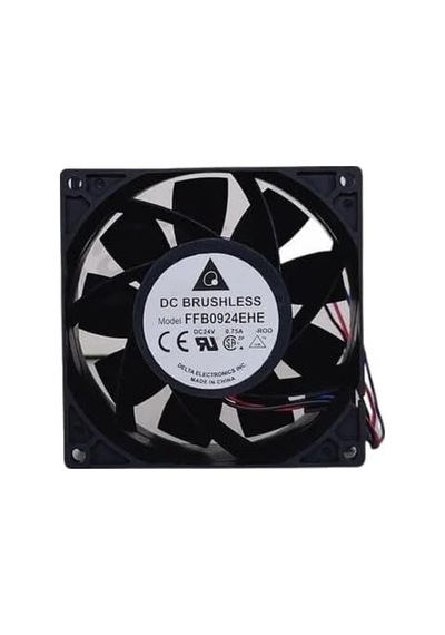 Delta Ffb0924ehe Dc Soğutma Fanı 24v Dc 92x92x38 Mm - Yüksek Basınçlı Bilyalı Aksiyel Fan