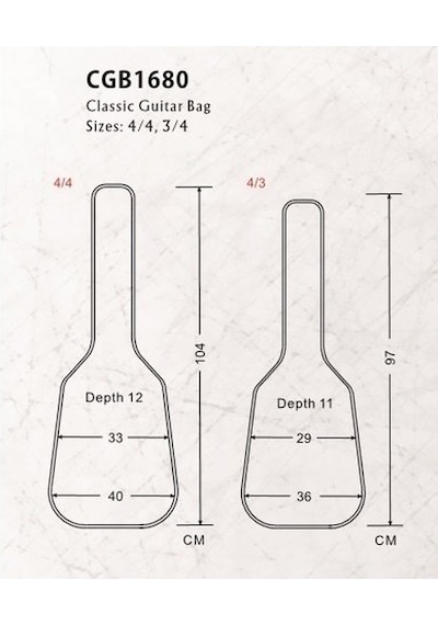 Valencia Cgb1680 Klasik Gitar Softcase Gigbag