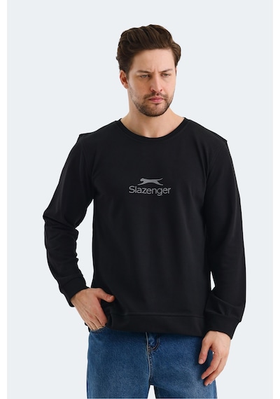 Slazenger Ortwın Erkek Siyah Sweatshirt Siyah