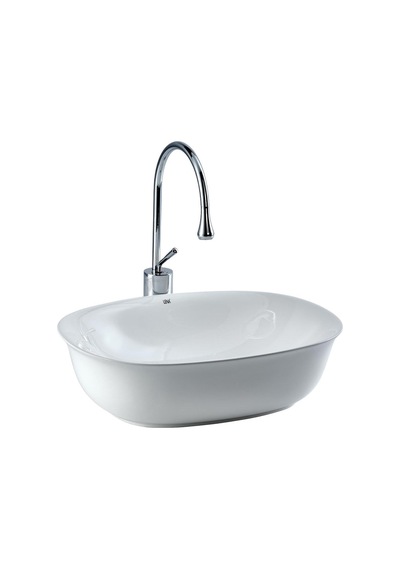 Eh-4600 Tezgah Üstü Lavabo Beyaz Renkli
