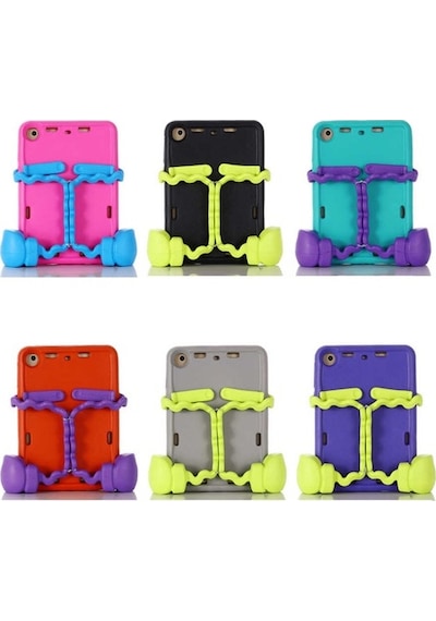 Mini 1 Uyumlu Zore Eva Boxer Tablet Silikon-Pembe Koyu