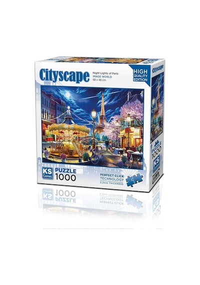 Ks Games Puzzle Night Light Of Paris 1000 Parça