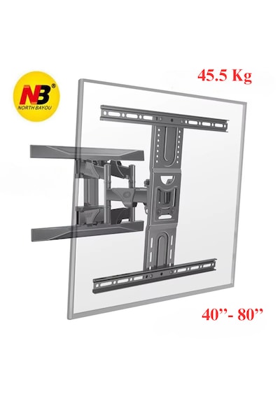 North Bayou Nb P6 40 80 Led Lcd Evrensel Ultra Güçlü Duvar Tipi Tv Askı Aparatı Montaj Aparatı